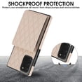 thumbnail image 7 of Crossbody Wallet Case for Samsung Galaxy Note 20, RFID Blocking Protective Purse Case Cover with Card Holder Kickstand Shoulder Strap Lanyard Magnetic Closure for Samsung Galaxy Note 20, Apricot, 7 of 7