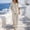 Beige, variant on Women's Casual Linen Cap Sleeve V-Neck Top and Wide Leg Pants Summer Two-Piece Set