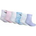 thumbnail image 2 of Baby & Toddler Girl Nike 6 Pack Tie Dyed Ankle Socks Color: Tie Dye Size: 6-12MONTHS, 2 of 4