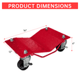 thumbnail image 2 of Car Dolly Set of 4 | 6000LBS Capacity Heavy Duty Wheel Dollies | Tire Skates with 360° Swivel Casters | for Cars, Trucks, Boats & Vehicle Maintenance, 2 of 7