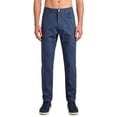 thumbnail image 2 of Stretch Cotton Chino Pants for Men - 30"/32" Breathable Work Casual Athletic Fit Twill Dress Trousers with Pockets Size 2XL Gray, 2 of 5