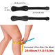 thumbnail image 2 of 1 Pieza de Correa de Rodilla con Perilla Ajustable para Correr, Subir Escaleras, Banda de Soporte de Tendón Rotuliano Ajustable para Deportes, 2 of 5