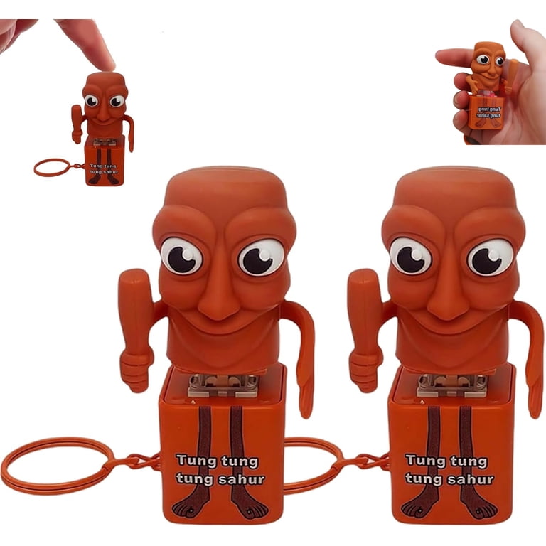 Tung Tung Tung Sahur Jouet YOUYIKE Tung Tung Tung Sahur Fidget Toys, 2 Pcs Antiestrés Juguetes Tung Tung Tung Sahur Jouet YOUYIKE Tung Tung Tung Sahur Fidget Toys, 2 Pcs Antiestrés Juguetes