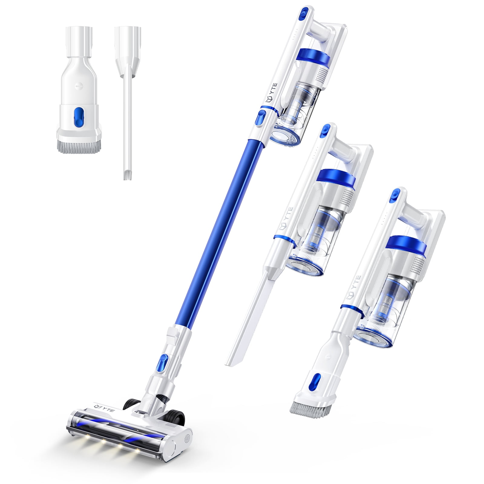 YTE 1810D Cordless Vacuum Cleaner for Carpet Hard Floor