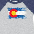 thumbnail image 4 of Inktastic Colorado Flag Distressed Look Boys or Girls Baby Bodysuit, 4 of 5