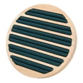 thumbnail image 4 of Bandeja redonda de madera para soporte de joyas, bandeja redonda de madera con 6 ranuras, bandeja redonda de madera para almacenamiento de anillos, resistente y resistente, 4 of 12