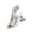 Silver #017, variant on Womens Large Size Woven Heeled Sandals Open Toe Backless Block Heel Mule Slides Comfortable Dress Shoes for Party Daily Wear 36