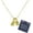 Gold A, variant on Bubble Letter Necklace For Women, Dainty Balloon Initial Necklaces 14k Gold Plated Chain Pendant Alphabet Necklaces Charm Simple Gift Jewelry