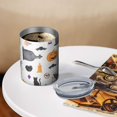 thumbnail image 3 of 12oz Coffee Tumblers Halloween Pattern Stainless Steel Vacuum Insulated Travel Tumbler Coffee Cups Mug with Lid and Straw with Cleaning Brush for Cold & Hot Drinks, 3 of 5