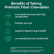 Benefiber Chewable Prebiotic Glp-1 Friendly Fiber Supplement Tablets for Digestive Health, Assorted Fruit Flavors - 100 Count