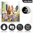 thumbnail image 3 of Farmhouse Rooster Dishwasher Door Cover Reusable Trimmable Kitchen Fridge Front Decal Magnetic Home Refrigerator Magnet Decal Panels 20"Wx26"H Home Decor, 3 of 5