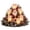 Santa claus, variant on Lighted christmas Centerpiece, Christmas Table Decoration with 6 Flameless Led Candles, Rustic Farmhouse Style with Pinecones and Berries, for Dining Room and Kitchen Table, Holiday Centerpiece