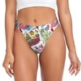 thumbnail image 1 of Balery America Landmarks1 Tangas de Algodón para Mujer con Estampado – Ropa Interior Sexy, Transpirable, G-string-3X-Large, 1 of 6