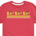 thumbnail image 3 of Pokémon - Pikachu Eevee Friends Retro Stripe - Youth Short Sleeve Graphic T- Shirt, 3 of 5