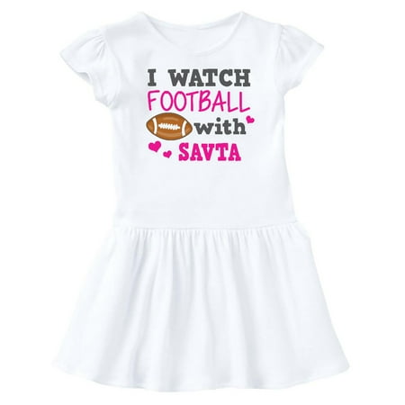 

Inktastic I Watch Football with My Savta Gift Baby Girl Dress