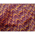 thumbnail image 4 of oneOone Silk Tabby Fabric Waves Flame Stitch Print Fabric By The Yard 42 Inch Wide, 4 of 4