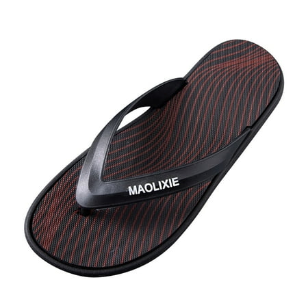 XDDST Men Shoes Men Sandals Flip Flops Fashion Casual Personality Slippers Comfortable Wear Breathable Slippers