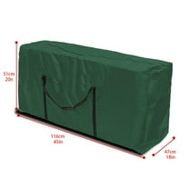 Large Outdoor Cushion Storage Bags, Waterproof Outdoor Patio Large Storage Container with Handles for Patio Furniture Christmas/Easter Tree and Daily Item