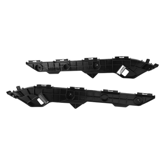 Unique Bargains 1 Pair Left Right Side Rear Bumper Bracket No.5215502110/5215602100 for Toyota Corolla 2009-2013 Black