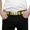 thumbnail image 3 of Looney Tunes Belt, Seatbelt Buckle Belt, Looney Tunes Tweety Face I Tawt I Taw A Puddy Tat Yellows, Youth 22 to 32 Inches, 3 of 9