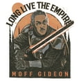 thumbnail image 2 of Men's Star Wars: The Mandalorian Gideon Imperial Remnant  Pull Over Hoodie White 2X Large, 2 of 4