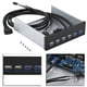 thumbnail image 4 of Hub USB de Panel frontal Bling Bling de metal 9 pines y 19 pines 2 USB 3.0 y 4 USB 2.0, 4 of 11