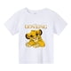 thumbnail image 2 of Lindas camisetas de El Rey León para niños, camisetas negras de manga corta de verano para niños y niñas, camisetas de dibujos animados de Simba Harajuku, ropa para mujer, 2 of 5