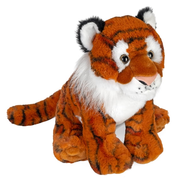 Wild Republic Siberian Tiger, Cuddlekins, Stuffed Animal, 12 Inches, Plush Toy, Gift for Kids, Fill is Spun Recycled Water Bottles