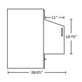 thumbnail image 4 of Imaginations Américaines  48 po W Vanity Base Set  Gris, 4 of 9