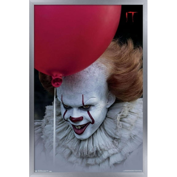 IT - Balloon Wall Poster, 14.725" x 22.375", Framed
