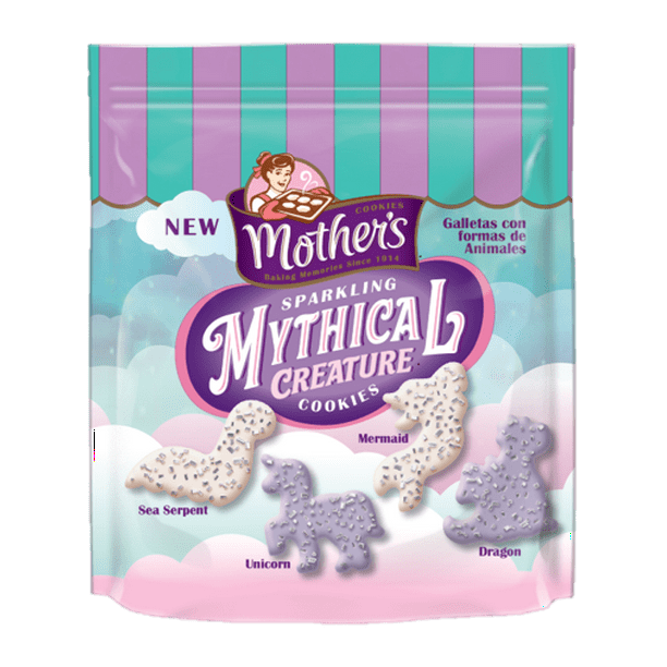 Mother's Circus Animal Mythical Creatures Cookies Stand Up Bag, 9 Oz