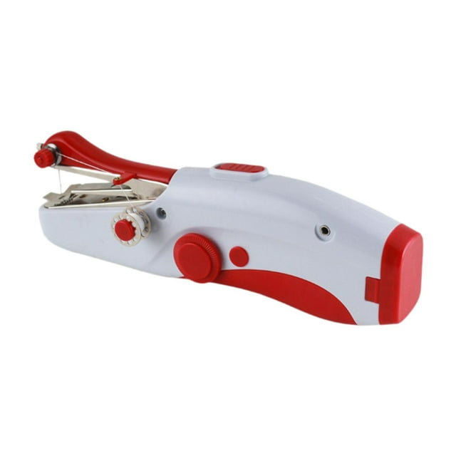jifeng Handheld Electric Sewing Machine for Adults for Clothes Pet Clothes Curtains Red