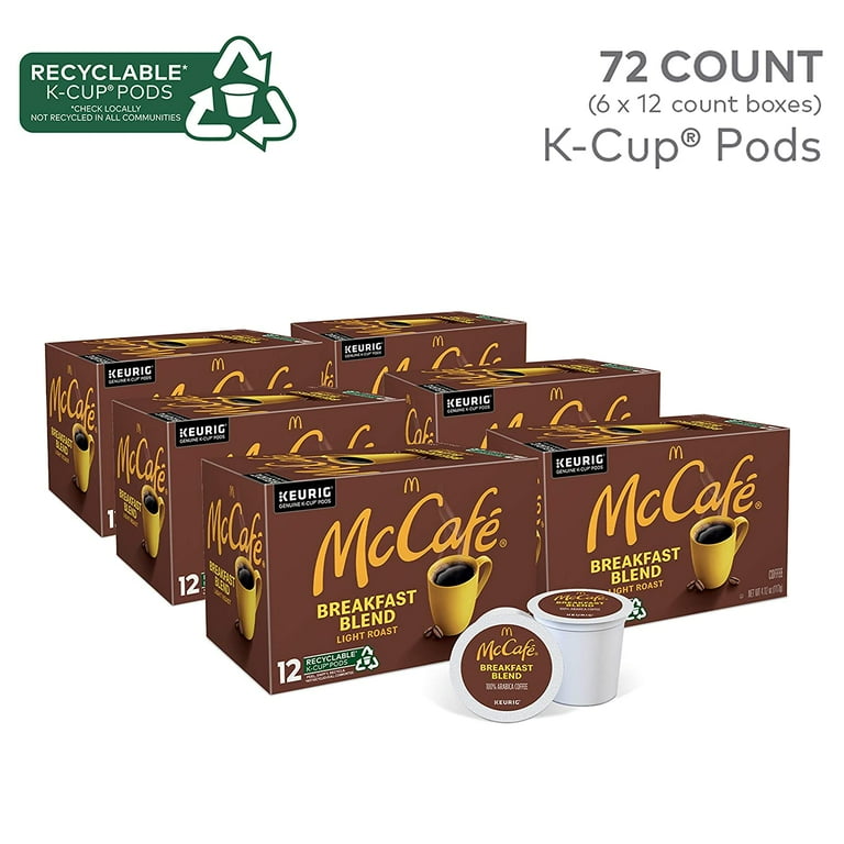  Yaucono Ground Medium Roast Arabica Coffee Single-Serve Pods,  72 Count, Compatible with Keurig K Cup Brewers : Grocery & Gourmet Food