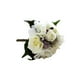 thumbnail image 1 of Cateissary Ramo de flores artificiales, cabezas falsas, rosas realistas, fiesta, hogar, autoensamblaje, simulación decorativa, pantalla de Decoración Blanco, 1 of 6