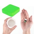 thumbnail image 4 of Unique Bargains 1 Pc 4 Grids Single Layer Pill Case Portable for Travel Green, 4 of 6