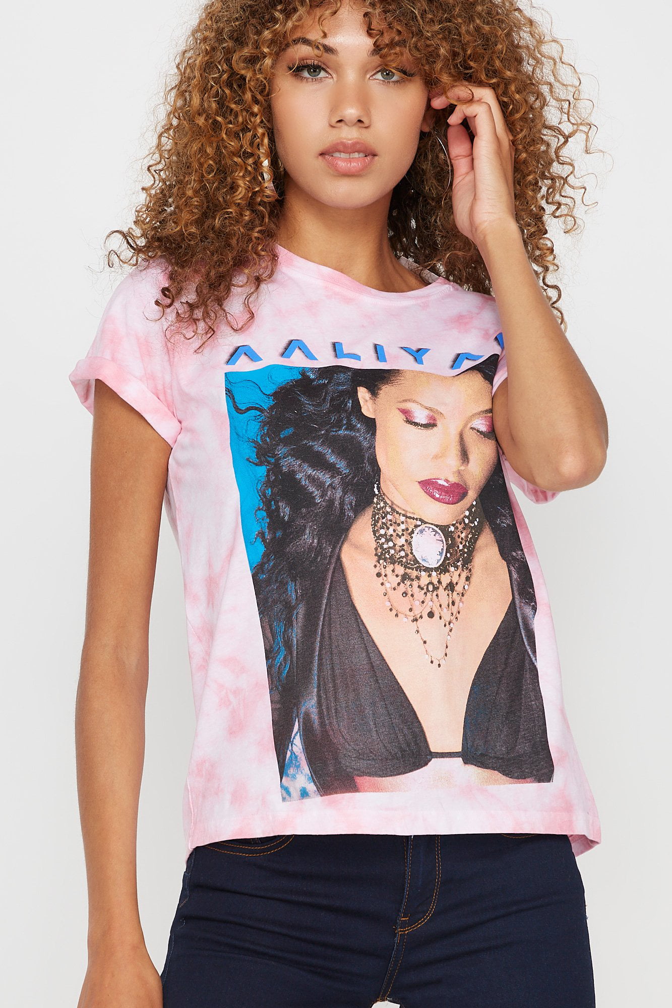 Urban Planet Women's Tie Dye Graphic Aaliyah T-Shirt | Walmart Canada