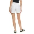 thumbnail image 3 of adidas womens  Pintuck Short, s, White, 3 of 3