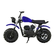 Massimo Minibike MB200S 7.5HP 196cc 4 Stroke, Gas Powered Mini Bike Motorcycle - Blue