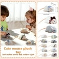thumbnail image 6 of Cute Mouse Plush Toy, Soft Stuffed Animal Doll With Yellow Bow & Tutu, 1*Gray Rodent Plushie - Comfortable Huggable Decorative Plush For Teens, S, Home Decoration, Gifting, 6 of 6