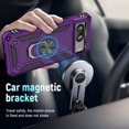 thumbnail image 6 of Phone Case for Google 8 Case,Google Pixel 8 Phone Case with Magnetic Ring Holder Stand,Heavy Duty Rugged Protective Cover for Google Pixel 8 Purple Women Men, 6 of 12