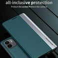 thumbnail image 3 of Thin Slim Flip Case for Xiaomi Redmi A1 with Stand, Business PU Leather Shockproof Protective Phone Cover Case for Xiaomi Redmi A1 CX Black, 3 of 11