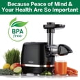 thumbnail image 3 of Omega Cold Press 365, Horizontal Cold Press Technology Juicer H3000D, Black., 3 of 5