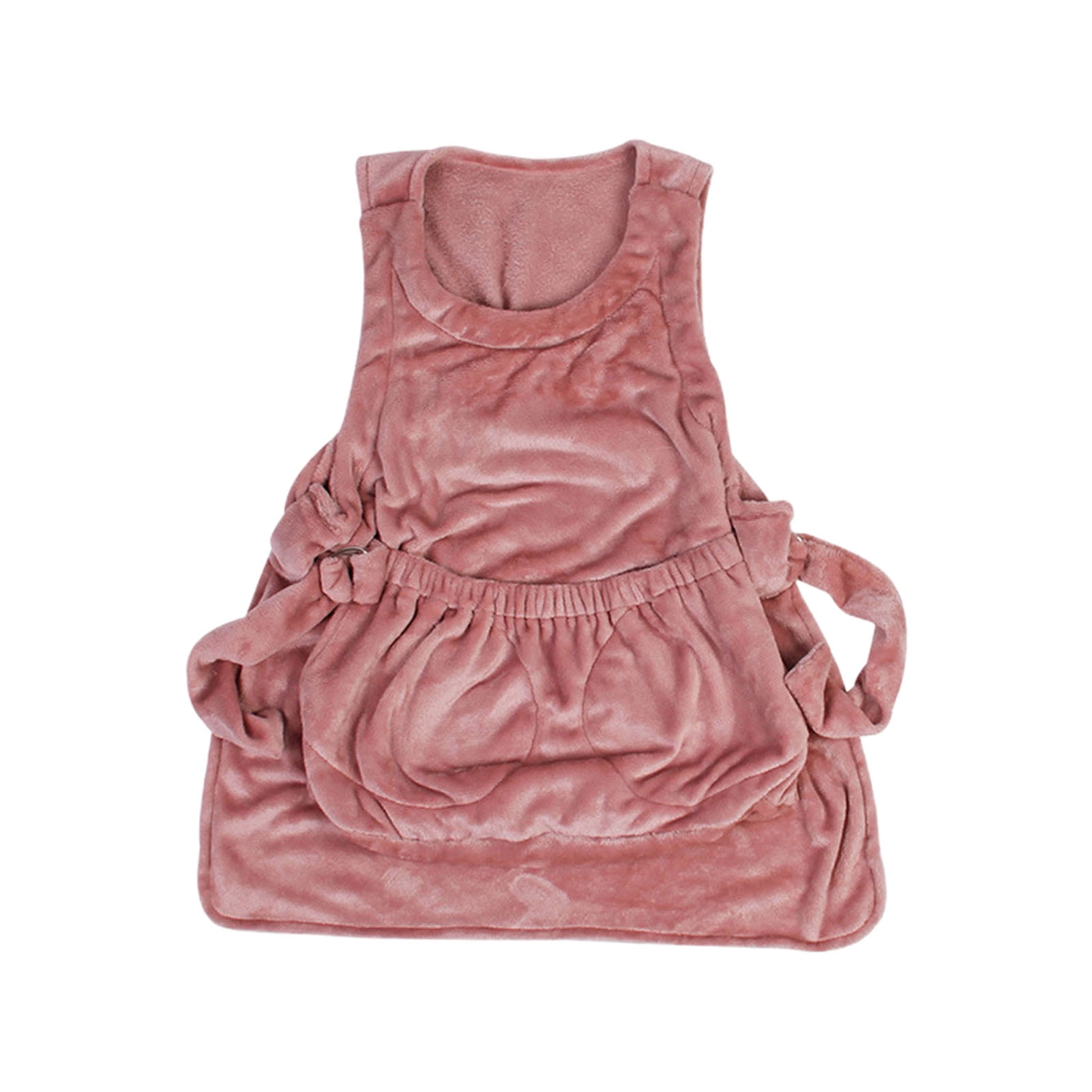 Super Soft Pet Apron Carrier Adjustable Double Pocket Reinforced