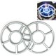 thumbnail image 1 of 2PCS Gas Reducers for Hob Gas Reducers Wok Holder Gas Stove Wok Holder Gas Ring Gas Stove Kitchen Gas Holder for Hot Coffee Moka Pot (6.1in/15.5cm), 1 of 5