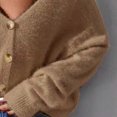 thumbnail image 5 of Sweaters for women Women Casual Long Sleeve Knitted Open Front Fashion Loose Elegant Warm Oversized New Knitted Sweater Cardigan christmas sweater women, 5 of 5
