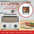 thumbnail image 2 of Brentwood 183-Cu. In. (3-L) 500-Watt Stainless Steel Mini Toaster Oven (White), TS-3430W, 2 of 5