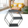 thumbnail image 3 of Wall Shelf, Fashion Design   Shelves Simple Wrought Iron Decoration Architectural  For Living Room For Study Room For Dining Room, 3 of 8