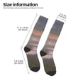 thumbnail image 4 of Fotbe Black Dragon Cliff Dawn print Women's Men's Novelty Crew Socks Cotton Socks Knee High Socks for Walking,Running,Nurses,Pregnancy, 4 of 8