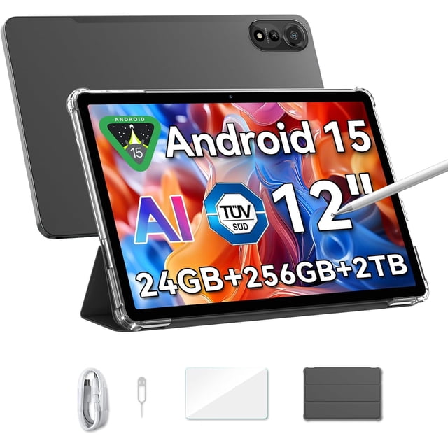 Blackview Mega2 Tablet 24 GB + 256 GB 9000 mAh 12 inch Android 15