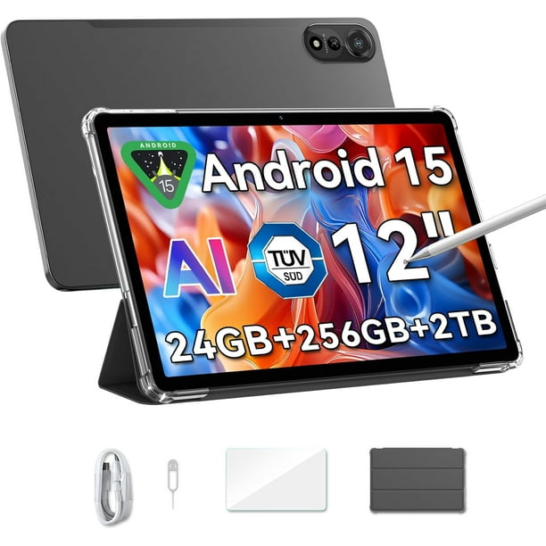 Blackview Mega2 Tablet 24 GB + 256 GB 9000 mAh 12 inch Android 15